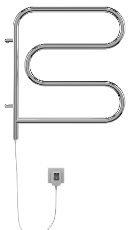 Электро 25 F-обр 500х500 поворотный Полотенцесушитель  TERMINUS Архангельск - фото 2